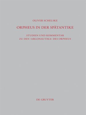 cover image of Orpheus in der Spätantike